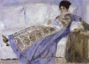 Madame Monet Reading renoir